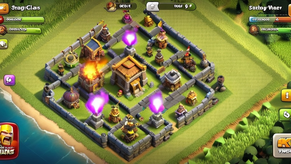 Photo Clash of Clans strategy