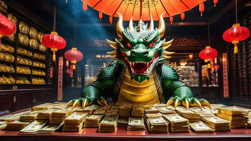 Photo Dragon Raja spending money